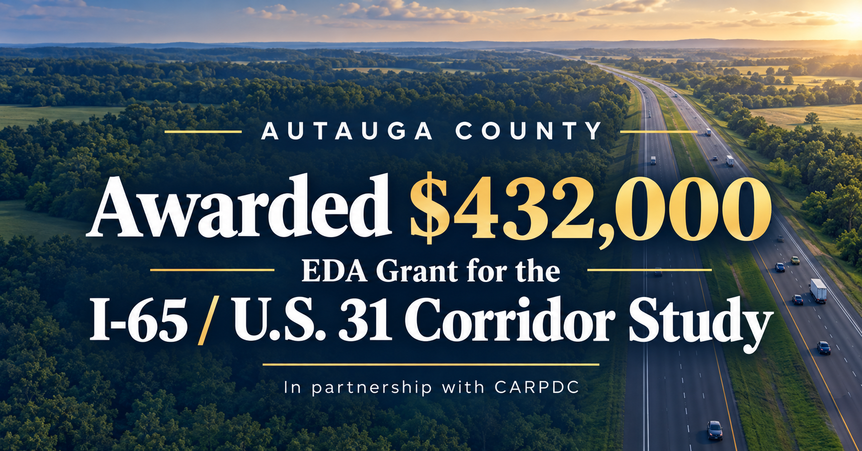 Autauga County Receives $432,000 EDA Grant